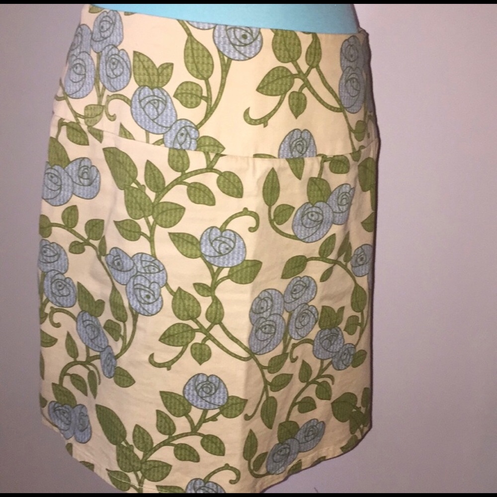 NINE & CO Floral Stretch Skirt